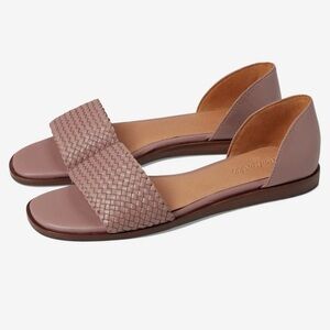 New Madewell The Nelda d'Orsay Woven Flat in Pink/Purple Size 7.5